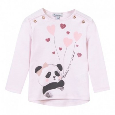 T-shirt manches longues motif panda