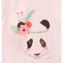 T-shirt manches courtes imprimé panda