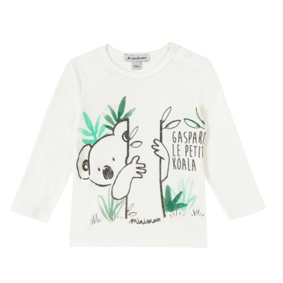 T-shirt manches longues Oeko-Tex® motif imprimé koala