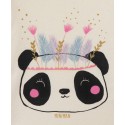 T-shirt manches longues Oeko-Tex® à volants motif panda