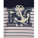 T-shirt marinière manches longues Oeko-Tex® motif imprimé