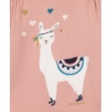 T-shirt manches longues Oeko-Tex® motif imprimé lama