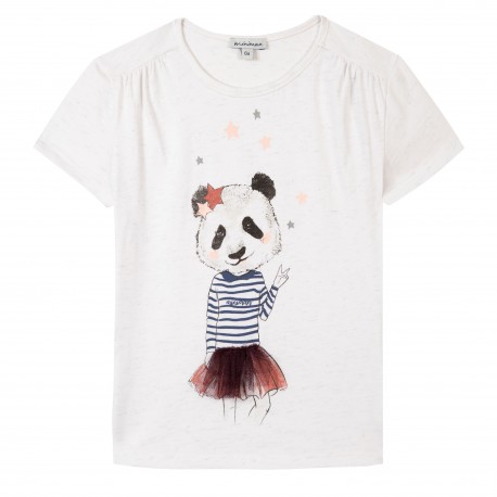T-shirt manches courtes Oeko-Tex® motif panda