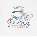 T-shirt manches courtes Oeko-Tex® motif imprimé jungle