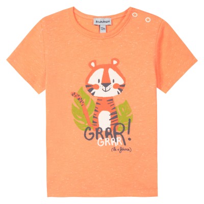 T-shirt manches courtes Oeko-Tex® motif tigre