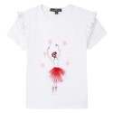 T-shirt manches courtes Oeko-Tex® motif ballerine